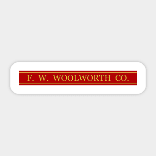 Woolworth's Sticker